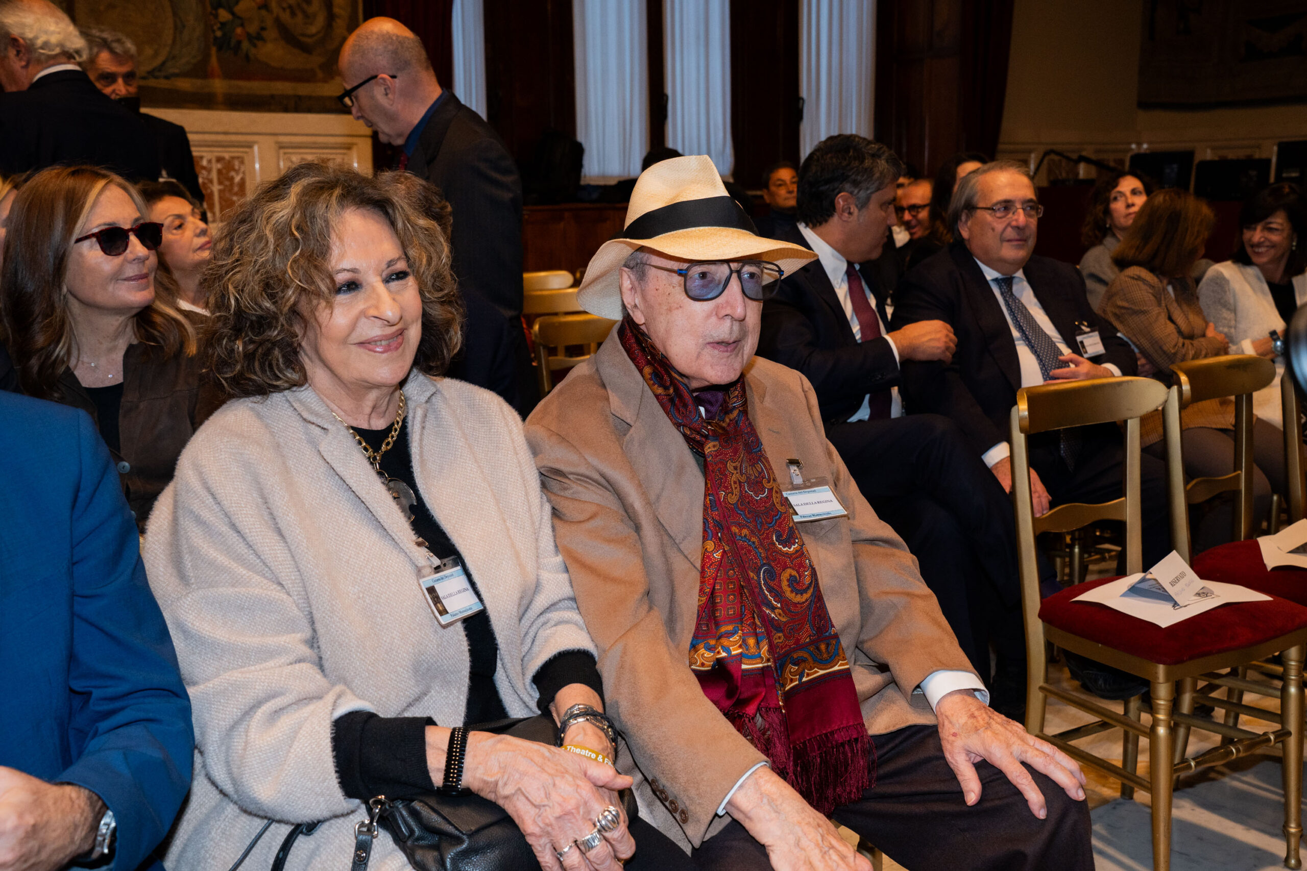 Premio Paolo Graldi 2024. FOTO FRACASSI/TOIATI. Nella foto: Graziella Pera e Pier Francesco Pingitore Davide Fracassi/Ag.Toiati