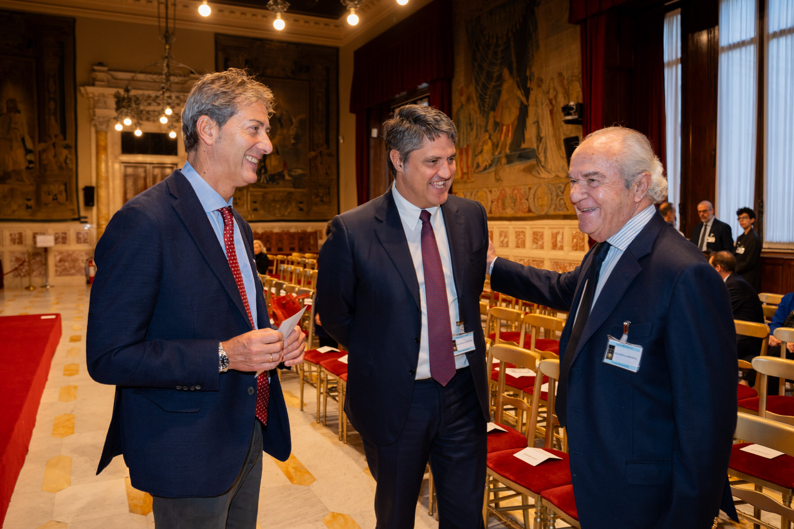 Premio Paolo Graldi 2024. FOTO FRACASSI/TOIATI. Nella foto: Guido D'Ubaldo, Davide Desario, Davide Fracassi/Ag.Toiati